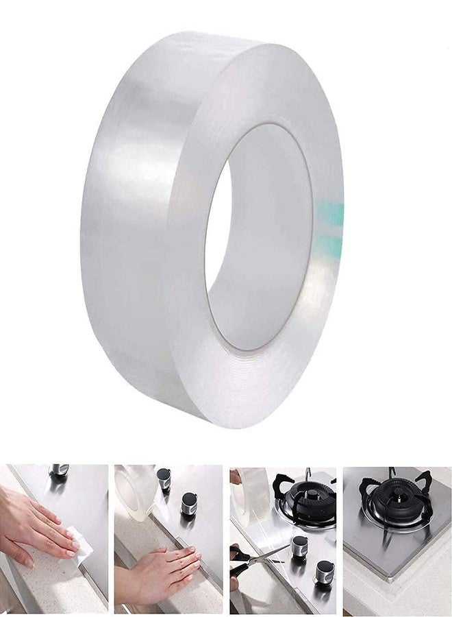 Boriva Caulk Strip-Waterproof Self Adhesive Caulk Tape for Bathtub Toilet Kitchen - Image 1